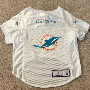 Miami Dolphins dog jersey